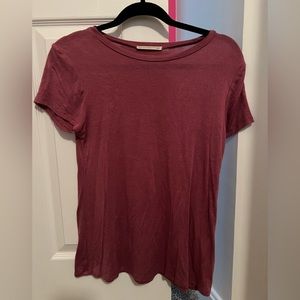 Active Basic Maroon T-shirt